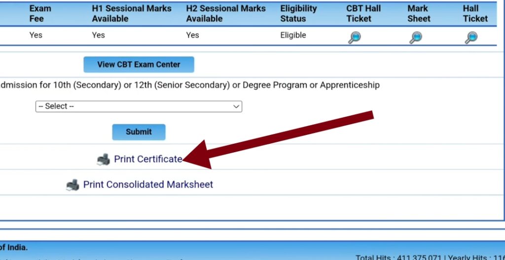 ITI Certificate Download