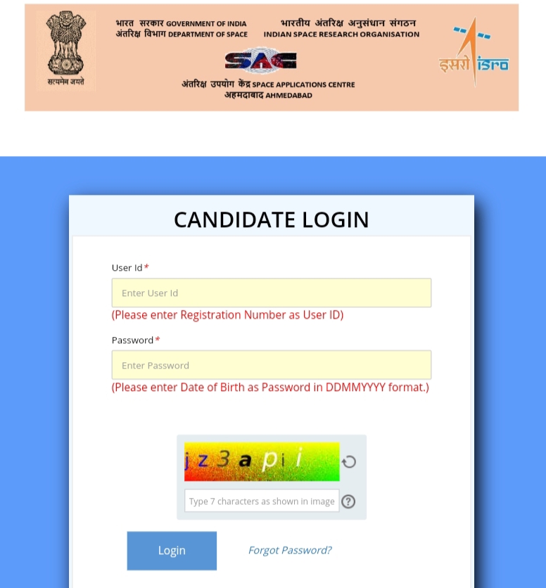 ISRO SAC Technician B Answer Key Download