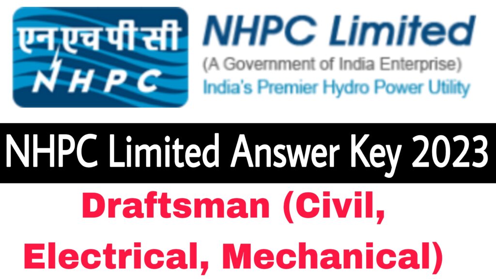NHPC Limited Answer Key 2023
