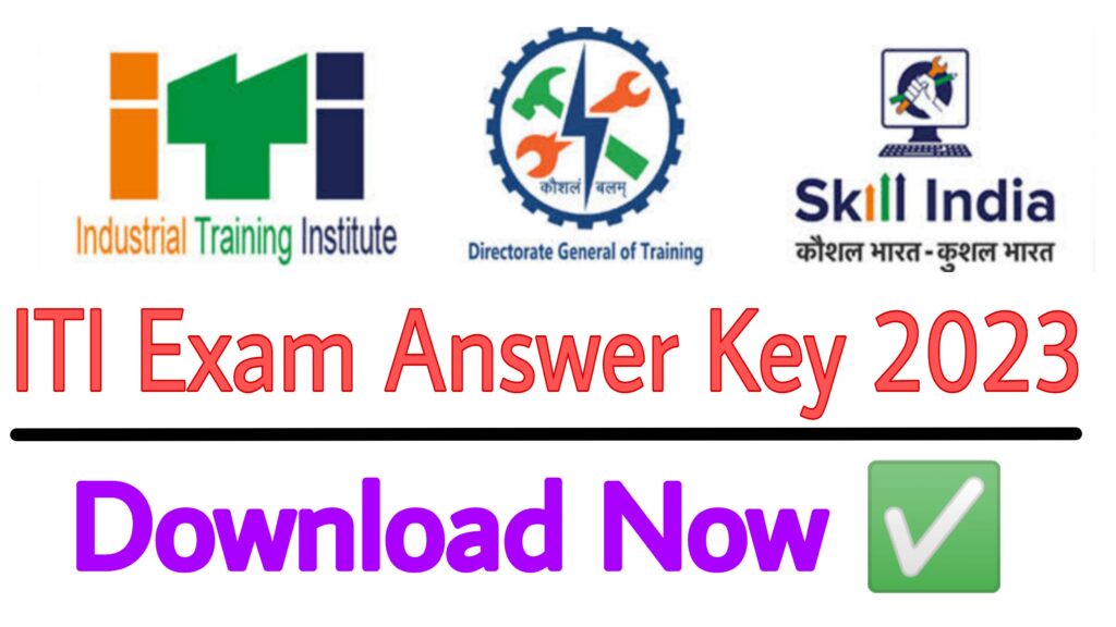 ITI Exam Answer Key 2023