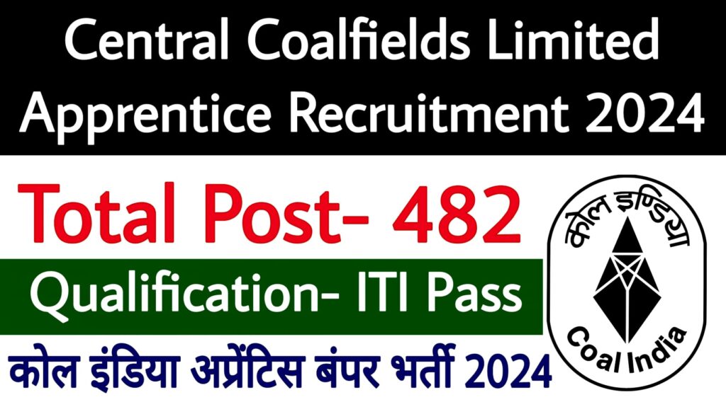 Central Coalfields Limited Apprentice Recruitment 2024